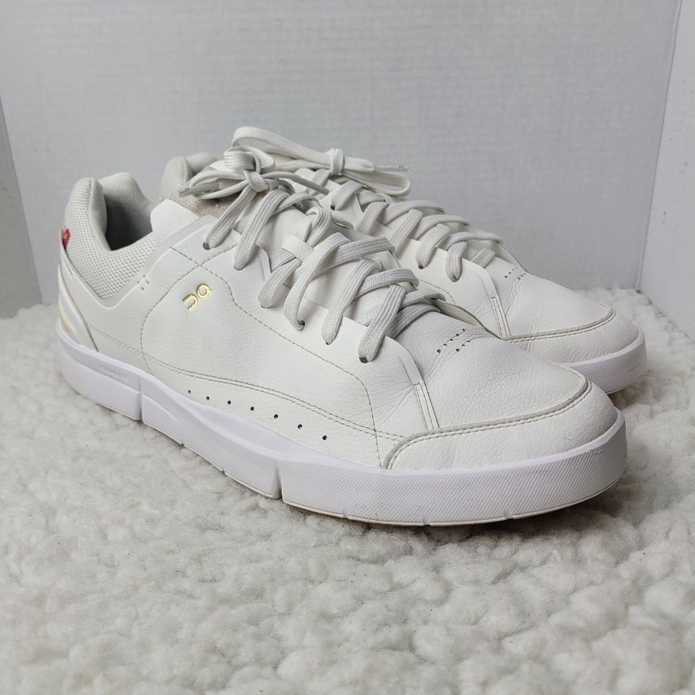 On Running The Roger Center Court Mens Tennis Sneakers Size 14 White Gum Shoes
